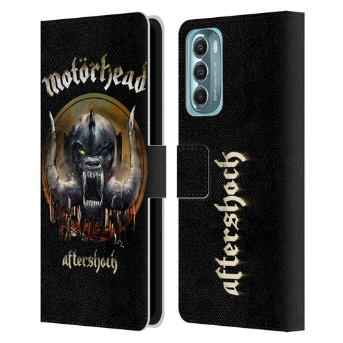 Motorhead Graphics Aftershock Leather Book Wallet Case Cover For Motorola Moto G Stylus 5G (2022)