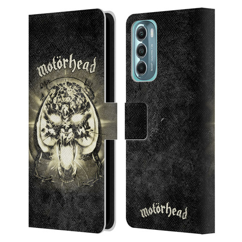 Motorhead Key Art Overkill Leather Book Wallet Case Cover For Motorola Moto G Stylus 5G (2022)