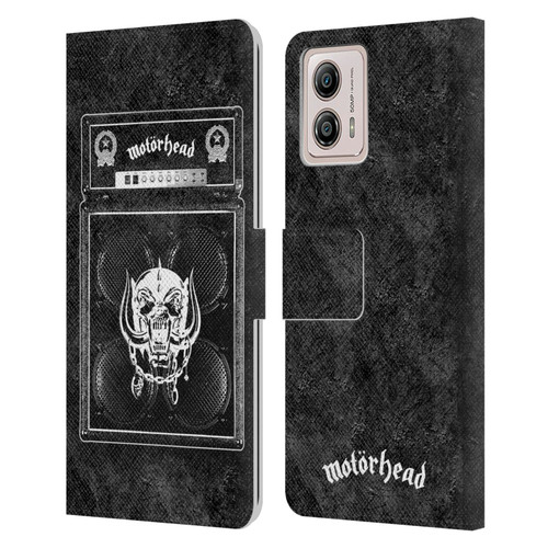 Motorhead Key Art Amp Stack Leather Book Wallet Case Cover For Motorola Moto G53 5G