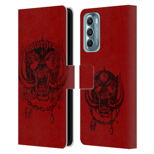 Motorhead Tours 1975 Leather Book Wallet Case Cover For Motorola Moto G Stylus 5G (2022)