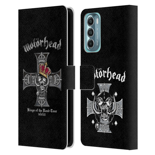 Motorhead Tours Kings Of The Road Leather Book Wallet Case Cover For Motorola Moto G Stylus 5G (2022)