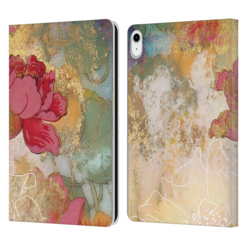 Aimee Stewart Smokey Floral Midsummer Leather Book Wallet Case Cover For Apple iPad 10.9 (2022)