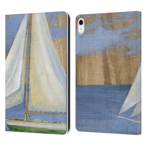 Paul Brent Ocean Serene Sailboat Leather Book Wallet Case Cover For Apple iPad 10.9 (2022)