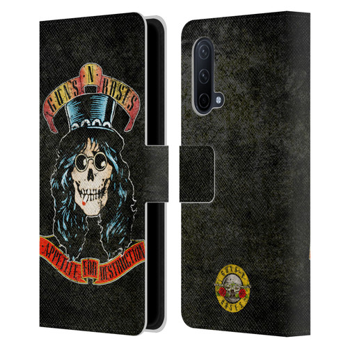 Guns N' Roses Vintage Slash Leather Book Wallet Case Cover For OnePlus Nord CE 5G