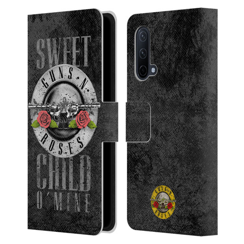 Guns N' Roses Vintage Sweet Child O' Mine Leather Book Wallet Case Cover For OnePlus Nord CE 5G