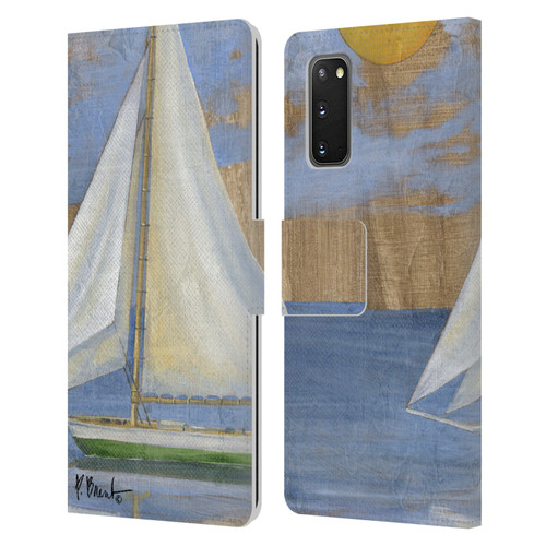 Paul Brent Ocean Serene Sailboat Leather Book Wallet Case Cover For Samsung Galaxy S20 / S20 5G