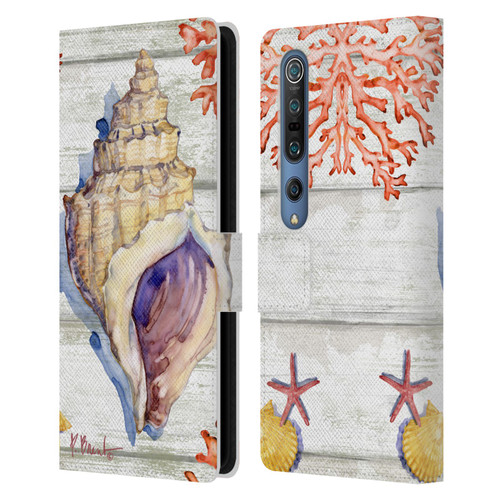 Paul Brent Ocean Bahia Shells Leather Book Wallet Case Cover For Xiaomi Mi 10 5G / Mi 10 Pro 5G