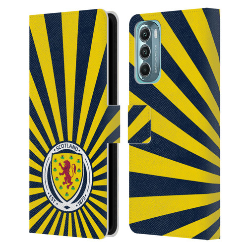 Scotland National Football Team Logo 2 Sun Rays Leather Book Wallet Case Cover For Motorola Moto G Stylus 5G (2022)