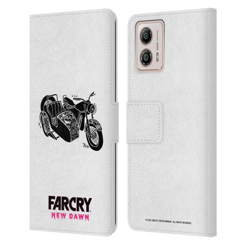 Far Cry New Dawn Graphic Images Sidecar Leather Book Wallet Case Cover For Motorola Moto G53 5G
