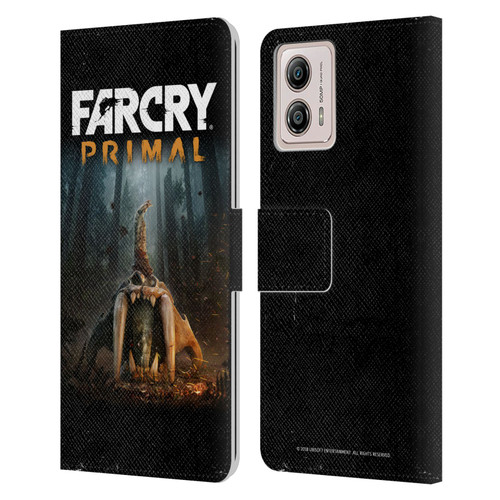 Far Cry Primal Key Art Skull II Leather Book Wallet Case Cover For Motorola Moto G53 5G