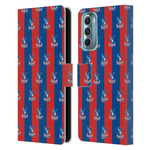 Crystal Palace FC Crest Pattern Leather Book Wallet Case Cover For Motorola Moto G Stylus 5G (2022)