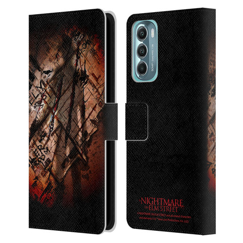 A Nightmare On Elm Street (2010) Graphics Freddy Boiler Room Leather Book Wallet Case Cover For Motorola Moto G Stylus 5G (2022)