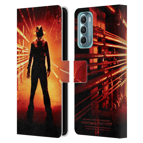 A Nightmare On Elm Street (2010) Graphics Freddy Poster Leather Book Wallet Case Cover For Motorola Moto G Stylus 5G (2022)
