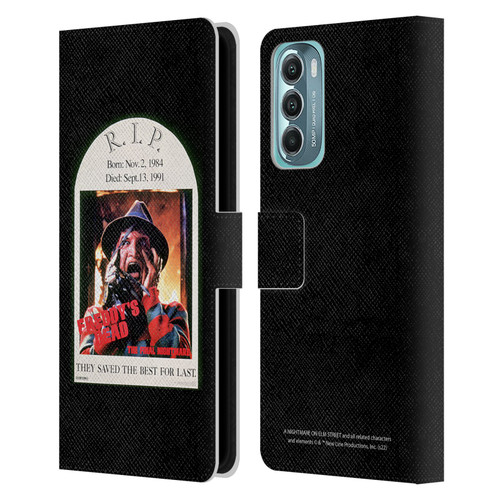 A Nightmare On Elm Street: Freddy's Dead Graphics The Final Nightmare Leather Book Wallet Case Cover For Motorola Moto G Stylus 5G (2022)