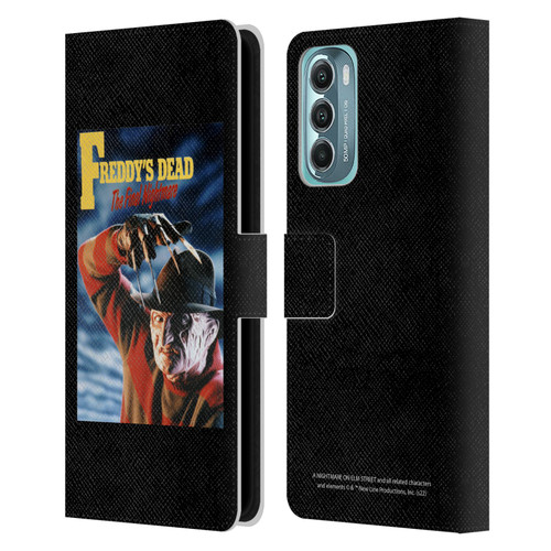 A Nightmare On Elm Street: Freddy's Dead Graphics Poster Leather Book Wallet Case Cover For Motorola Moto G Stylus 5G (2022)