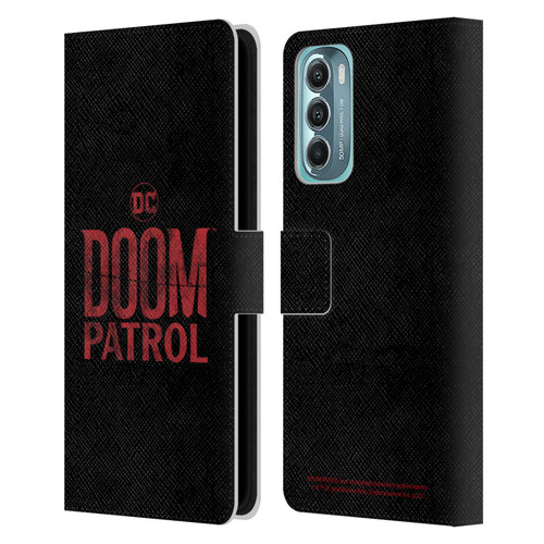 Doom Patrol Graphics Logo Leather Book Wallet Case Cover For Motorola Moto G Stylus 5G (2022)