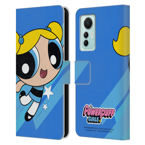 The Powerpuff Girls Graphics Bubbles Leather Book Wallet Case Cover For Xiaomi 12 Lite