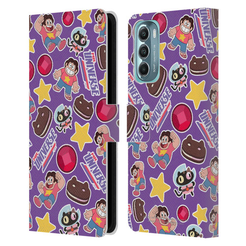 Steven Universe Graphics Icons Leather Book Wallet Case Cover For Motorola Moto G Stylus 5G (2022)