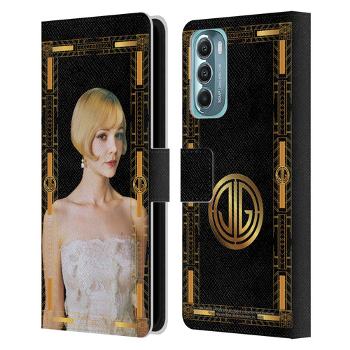 The Great Gatsby Graphics Daisy Leather Book Wallet Case Cover For Motorola Moto G Stylus 5G (2022)