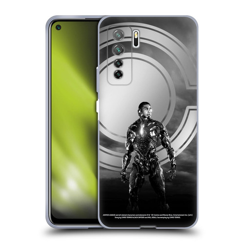 Zack Snyder's Justice League Snyder Cut Character Art Cyborg Soft Gel Case for Huawei Nova 7 SE/P40 Lite 5G