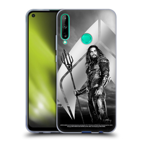 Zack Snyder's Justice League Snyder Cut Character Art Aquaman Soft Gel Case for Huawei P40 lite E
