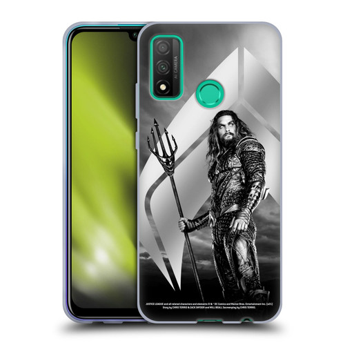Zack Snyder's Justice League Snyder Cut Character Art Aquaman Soft Gel Case for Huawei P Smart (2020)