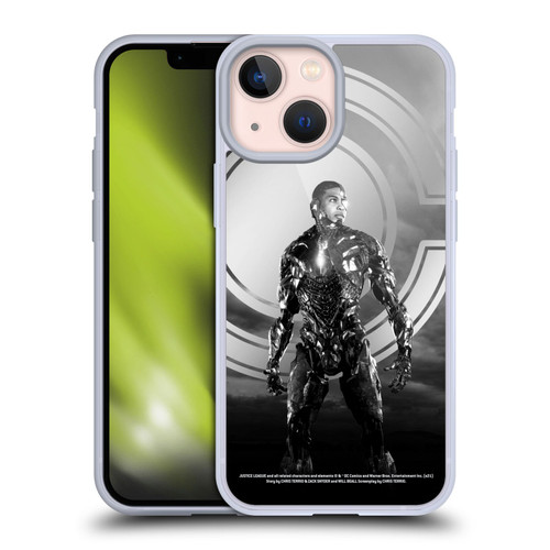 Zack Snyder's Justice League Snyder Cut Character Art Cyborg Soft Gel Case for Apple iPhone 13 Mini