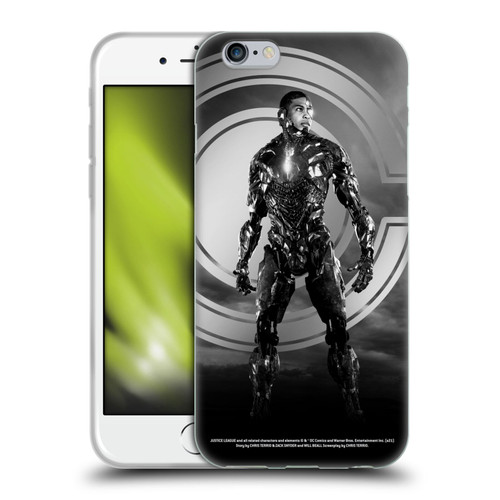 Zack Snyder's Justice League Snyder Cut Character Art Cyborg Soft Gel Case for Apple iPhone 6 / iPhone 6s
