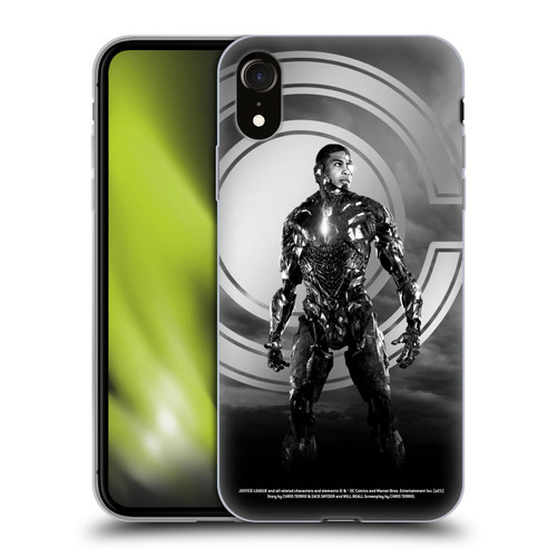 Zack Snyder's Justice League Snyder Cut Character Art Cyborg Soft Gel Case for Apple iPhone XR