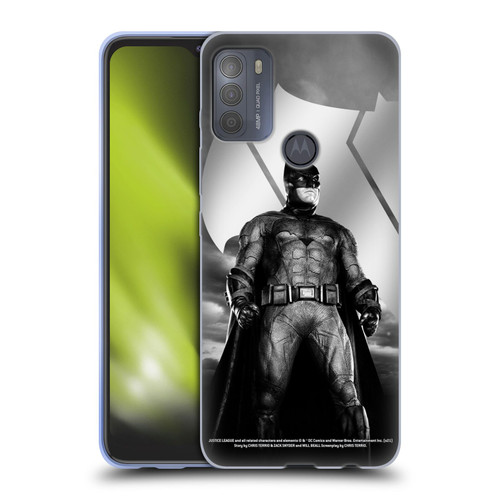 Zack Snyder's Justice League Snyder Cut Character Art Batman Soft Gel Case for Motorola Moto G50