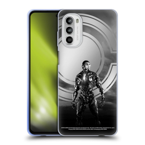 Zack Snyder's Justice League Snyder Cut Character Art Cyborg Soft Gel Case for Motorola Moto G52