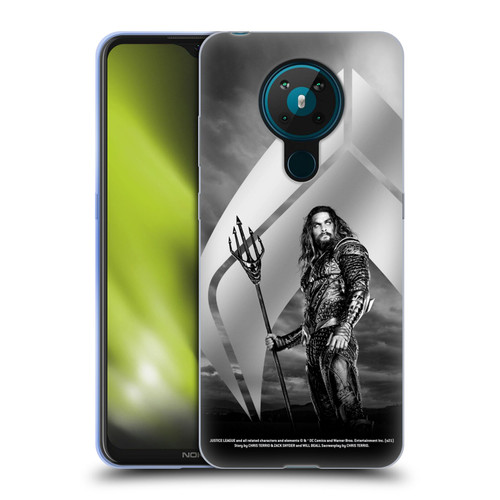 Zack Snyder's Justice League Snyder Cut Character Art Aquaman Soft Gel Case for Nokia 5.3