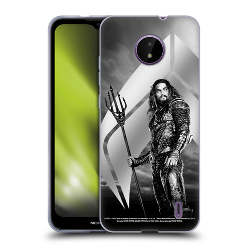 Zack Snyder's Justice League Snyder Cut Character Art Aquaman Soft Gel Case for Nokia C10 / C20