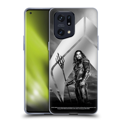 Zack Snyder's Justice League Snyder Cut Character Art Aquaman Soft Gel Case for OPPO Find X5 Pro