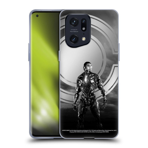 Zack Snyder's Justice League Snyder Cut Character Art Cyborg Soft Gel Case for OPPO Find X5 Pro
