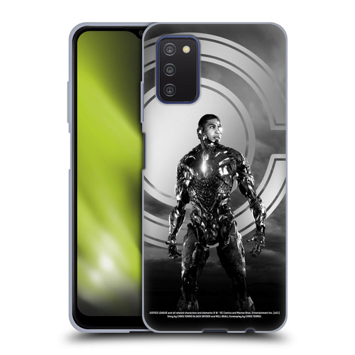 Zack Snyder's Justice League Snyder Cut Character Art Cyborg Soft Gel Case for Samsung Galaxy A03s (2021)