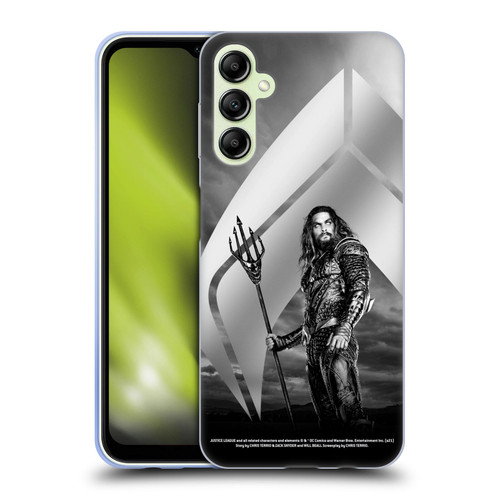 Zack Snyder's Justice League Snyder Cut Character Art Aquaman Soft Gel Case for Samsung Galaxy A14 5G