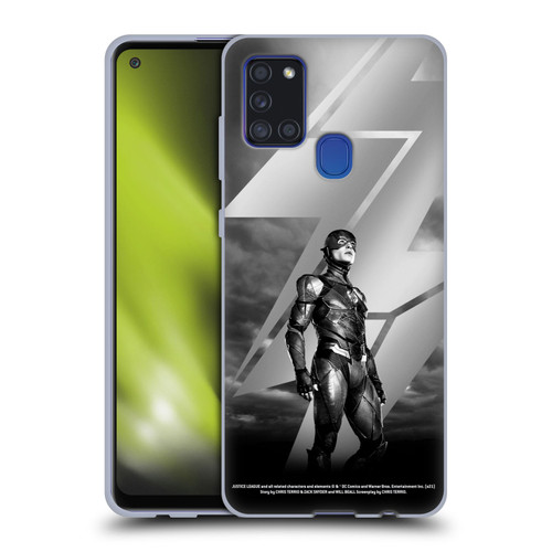 Zack Snyder's Justice League Snyder Cut Character Art Flash Soft Gel Case for Samsung Galaxy A21s (2020)