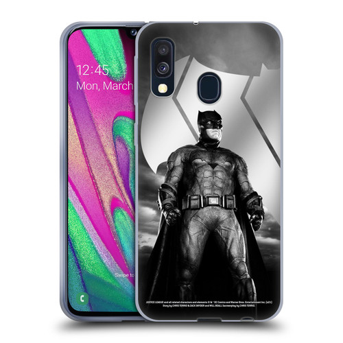 Zack Snyder's Justice League Snyder Cut Character Art Batman Soft Gel Case for Samsung Galaxy A40 (2019)