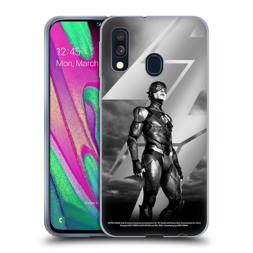 Zack Snyder's Justice League Snyder Cut Character Art Flash Soft Gel Case for Samsung Galaxy A40 (2019)