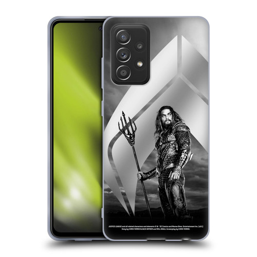 Zack Snyder's Justice League Snyder Cut Character Art Aquaman Soft Gel Case for Samsung Galaxy A52 / A52s / 5G (2021)