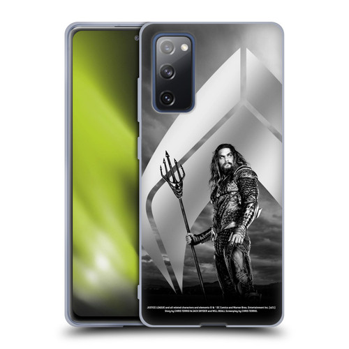 Zack Snyder's Justice League Snyder Cut Character Art Aquaman Soft Gel Case for Samsung Galaxy S20 FE / 5G