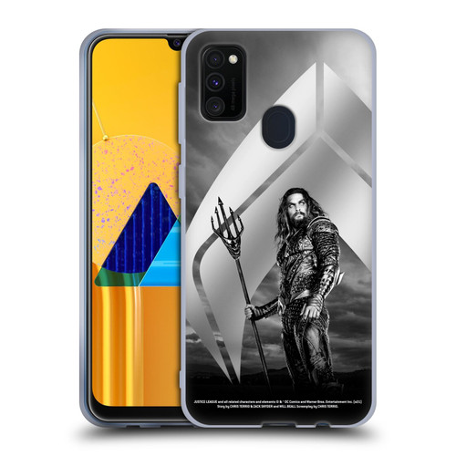 Zack Snyder's Justice League Snyder Cut Character Art Aquaman Soft Gel Case for Samsung Galaxy M30s (2019)/M21 (2020)