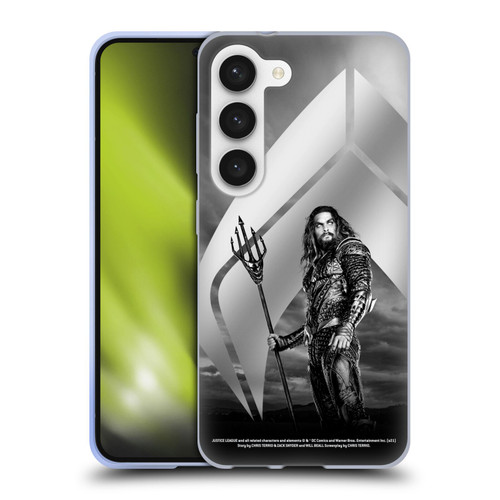 Zack Snyder's Justice League Snyder Cut Character Art Aquaman Soft Gel Case for Samsung Galaxy S23 5G