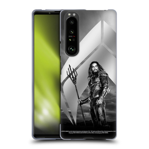 Zack Snyder's Justice League Snyder Cut Character Art Aquaman Soft Gel Case for Sony Xperia 1 III