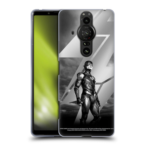 Zack Snyder's Justice League Snyder Cut Character Art Flash Soft Gel Case for Sony Xperia Pro-I