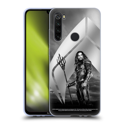 Zack Snyder's Justice League Snyder Cut Character Art Aquaman Soft Gel Case for Xiaomi Redmi Note 8T