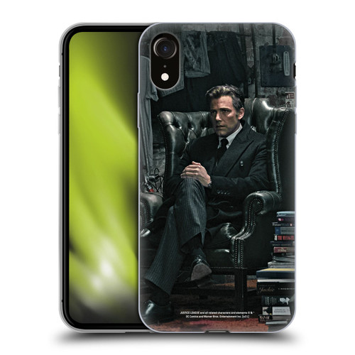 Zack Snyder's Justice League Snyder Cut Photography Bruce Wayne Soft Gel Case for Apple iPhone XR