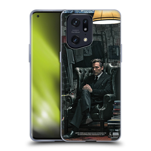 Zack Snyder's Justice League Snyder Cut Photography Bruce Wayne Soft Gel Case for OPPO Find X5 Pro