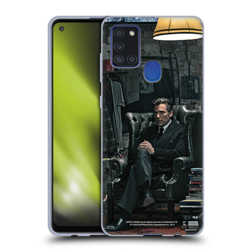 Zack Snyder's Justice League Snyder Cut Photography Bruce Wayne Soft Gel Case for Samsung Galaxy A21s (2020)